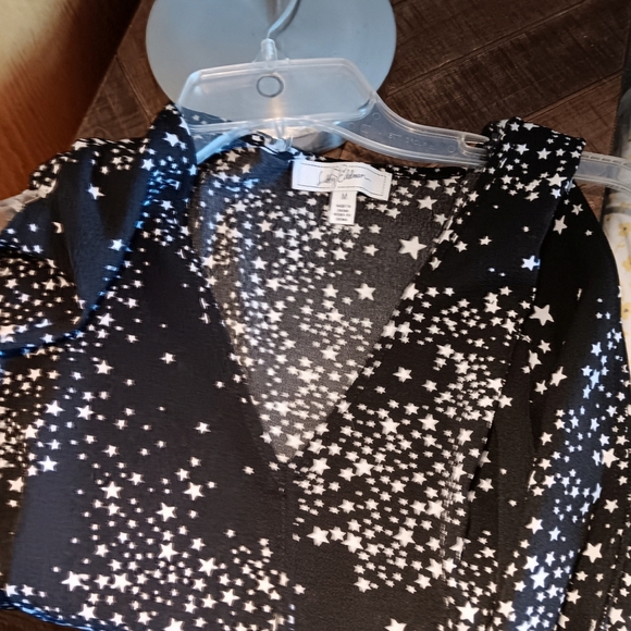 Libby Eldeman Black and White Star Print Dress - Picture 5 of 6